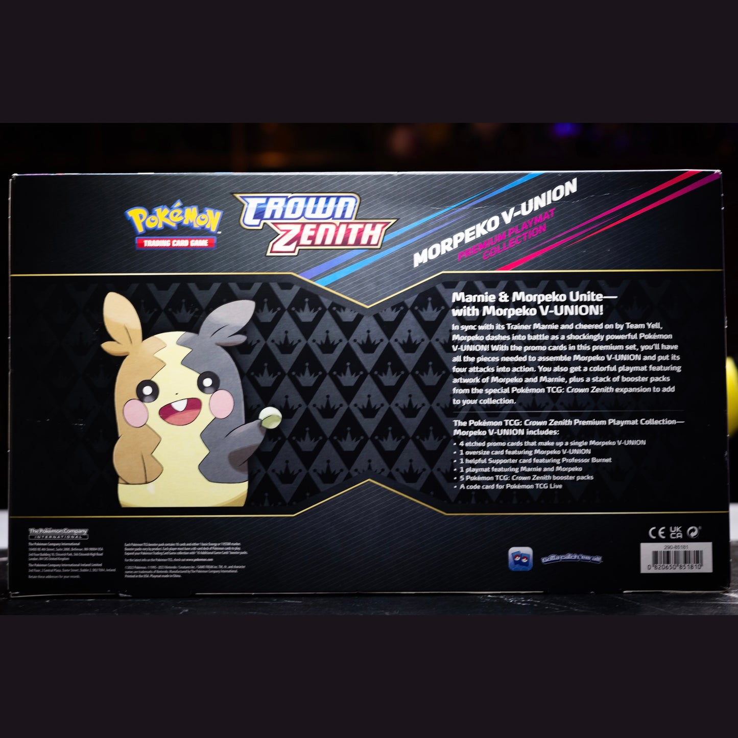 Pokémon TCG: Morpeko V-Union Premium Playmat Collection