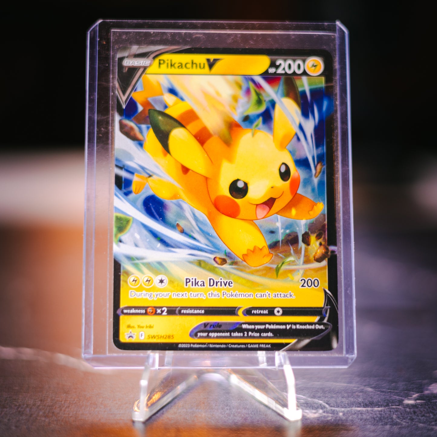 Pikachu V - SWSH285 - SWSH: Sword & Shield Promo Cards (SWSD)